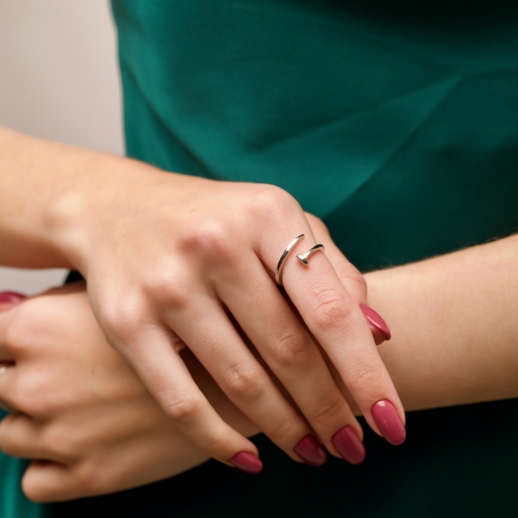 Silver ring "Nail" - 2 Silver ring "Nail" - 2