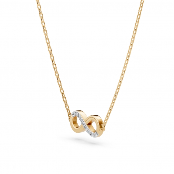 Gold necklace &amp;quot;Infinity&amp;quot; - 3