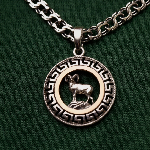 Silver pendant "Aries" - 1 Silver pendant "Aries" - 1