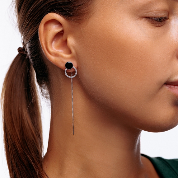 Silver earrings "Lyra" - 2 Silver earrings "Lyra" - 2