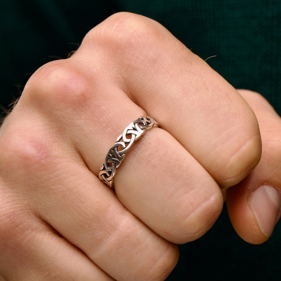 Silver ring "Vector" - 1 Silver ring "Vector" - 1