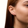 Silver stud earrings "Inspiration" - 3 Silver stud earrings "Inspiration" - 3