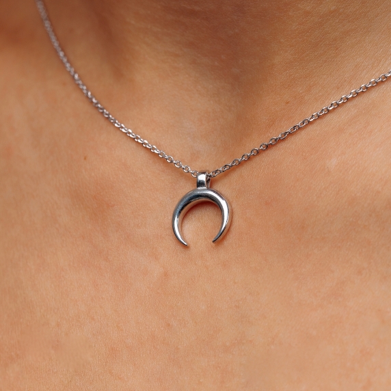 Silver necklace "Moon" - 3 Silver necklace "Moon" - 3