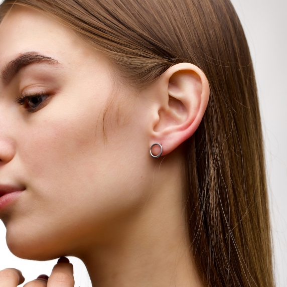 Silver earrings "Secret" - 2 Silver earrings "Secret" - 2