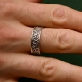 Silver ring &amp;quot;Credo&amp;quot; - 2