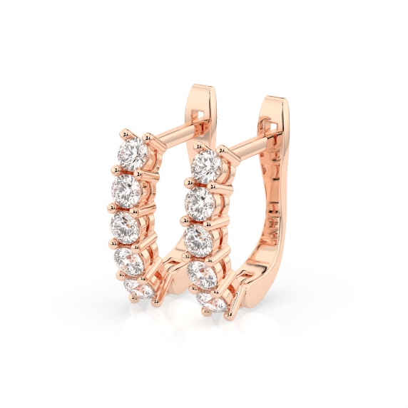 Gold Earrings «Fantasy» - 1
