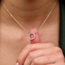 Silver necklace "Moon" - 4 Silver necklace "Moon" - 4