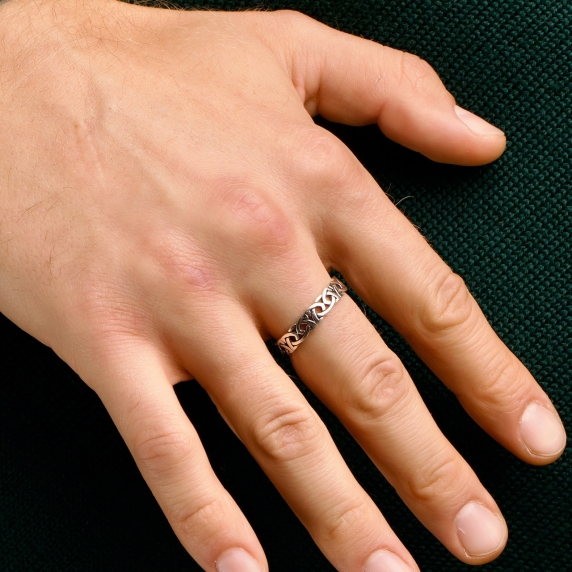 Silver ring "Vector" - 3 Silver ring "Vector" - 3