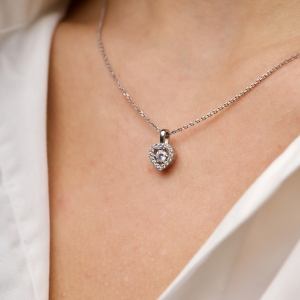 Silver pendant "Heart"