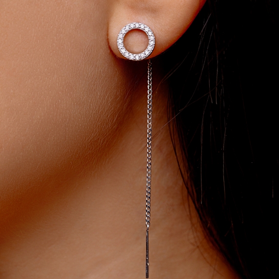 Silver earrings "Grace" - 3 Silver earrings "Grace" - 3