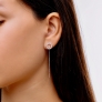 Silver earrings "Grace" - 4 Silver earrings "Grace" - 4