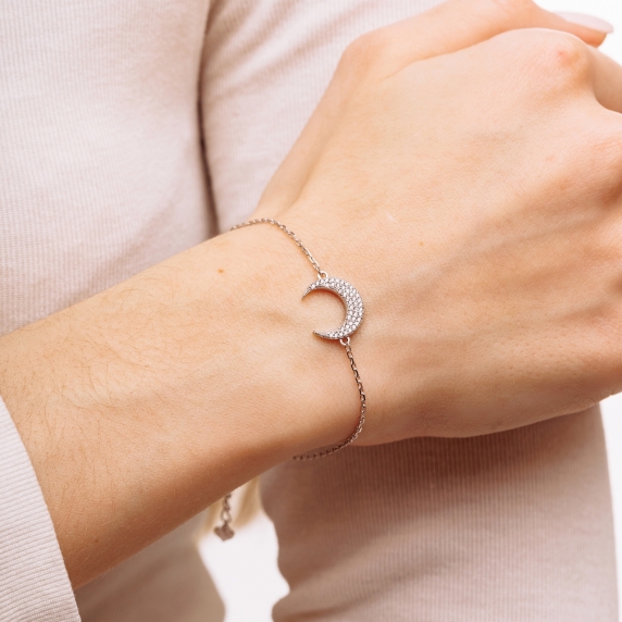 Silver bracelet "Moon" - 1 Silver bracelet "Moon" - 1