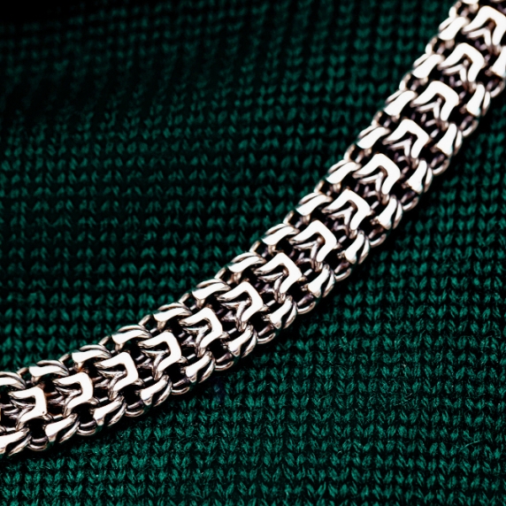 Silver chain "Pharaoh" - 4 Silver chain "Pharaoh" - 4