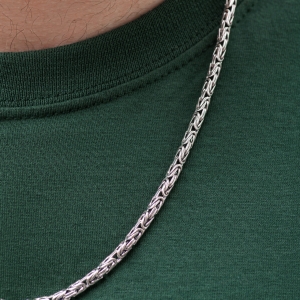 Silver chain "Fox Tail"