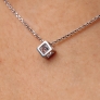 Silver necklace "Cube" - 2 Silver necklace "Cube" - 2