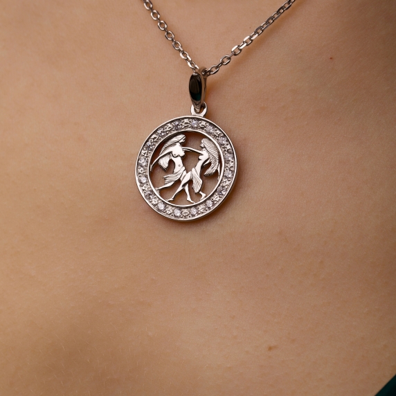 Silver pendant &amp;quot;Gemini&amp;quot; - 2