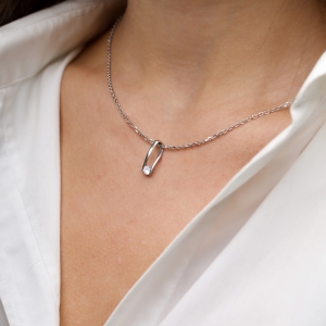 Silver pendant "Eliza"