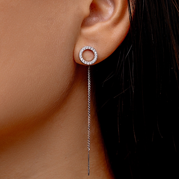 Silver earrings "Grace" - 1 Silver earrings "Grace" - 1