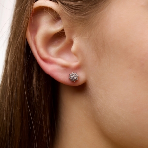 Silver earrings "Verona"