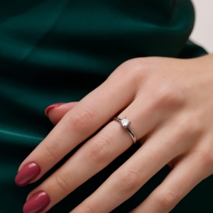 Silver ring "Sonata"