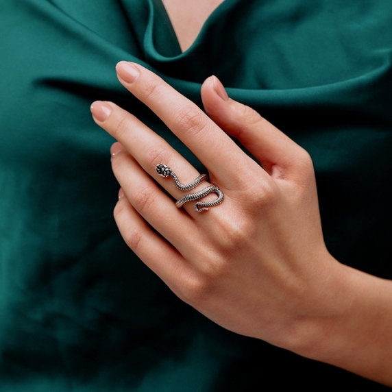 Silver ring &amp;quot;Snake&amp;quot; - 2