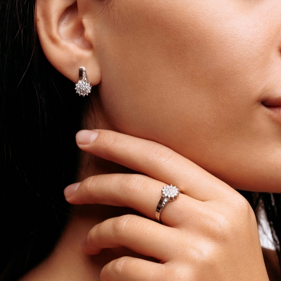 Silver ring "Tenderness" - 5 Silver ring "Tenderness" - 5