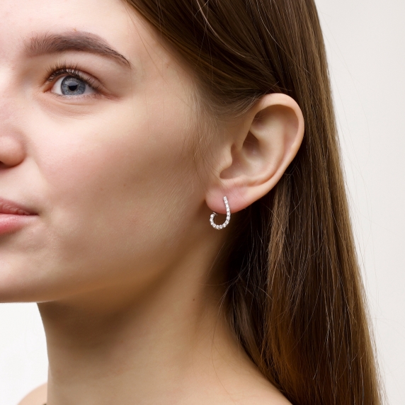 Silver earrings &amp;quot;Marianna&amp;quot; - 4