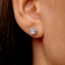 Silver earrings "Heart" - 2 Silver earrings "Heart" - 2