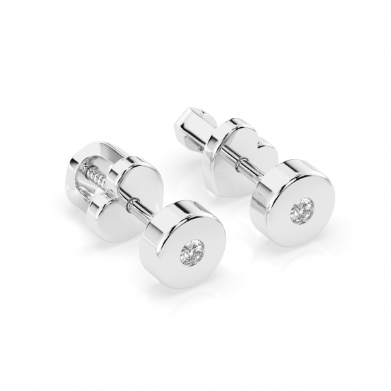Gold Earrings «Tenderness» - 3 Gold Earrings «Tenderness» - 3