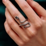 Silver ring &amp;quot;Snake&amp;quot; - 1