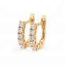 Gold Earrings «Fantasy» - 1 Gold Earrings «Fantasy» - 1
