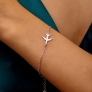 Silver bracelet "Airplane" - 2 Silver bracelet "Airplane" - 2