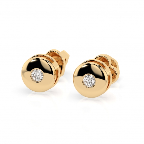 Gold Earrings «Enchantment» - 2 Gold Earrings «Enchantment» - 2