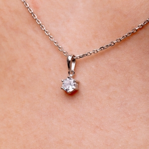 Silver pendant "Adelina"