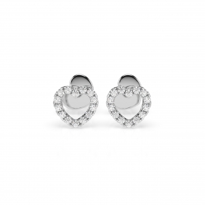 Gold Earrings &laquo;Heart&raquo;