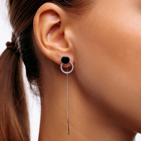 Silver earrings "Lyra" - 3 Silver earrings "Lyra" - 3