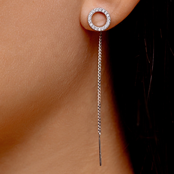 Silver earrings "Grace" - 2 Silver earrings "Grace" - 2