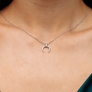 Silver necklace "Moon" - 1 Silver necklace "Moon" - 1