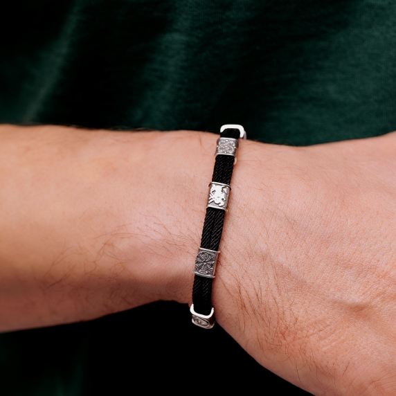 Silver bracelet "10 Runes" - 2 Silver bracelet "10 Runes" - 2