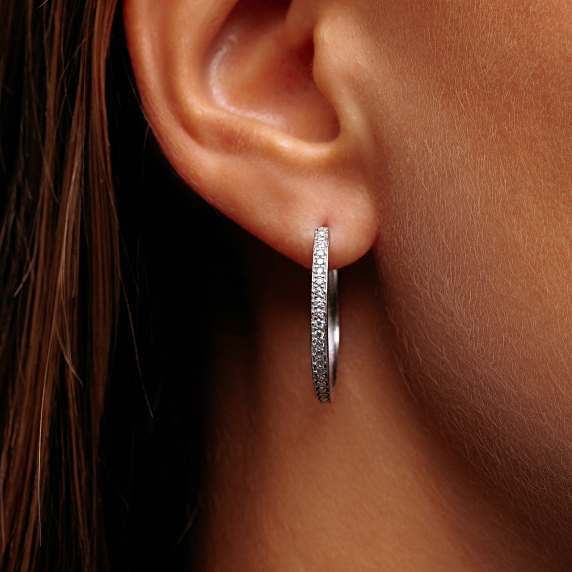 Silver earrings "Moonlight" - 3 Silver earrings "Moonlight" - 3