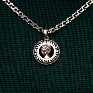 Silver pendant "Virgo"